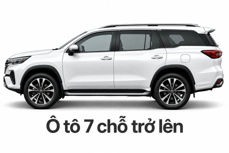 Ảnh Ô tô 7 chỗ trở lên