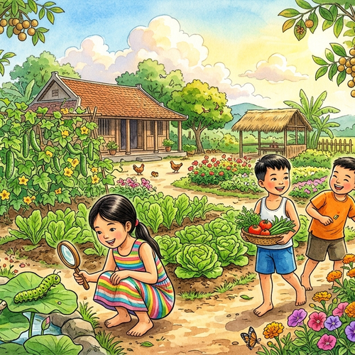 Văn nghệ thiếu nhi: Khu vườn mùa hè