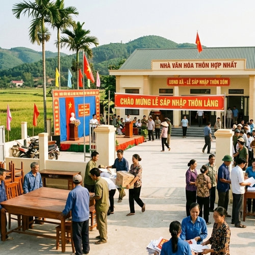 Câu chuyện truyền thanh: Chuyện làng ngày sáp nhập