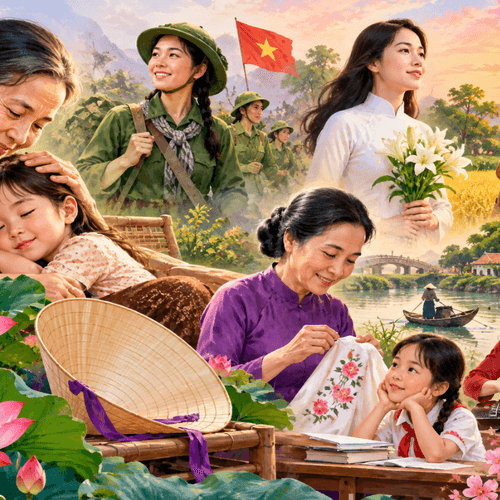 Tạp chí VHVN Người cao tuổi: Tự hào phụ nữ Việt Nam