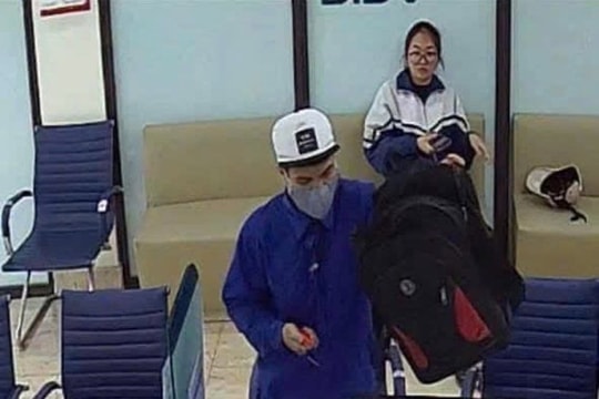 Vụ cướp ngân hàng ở Quảng Ninh: Đặc điểm nhận dạng nghi phạm