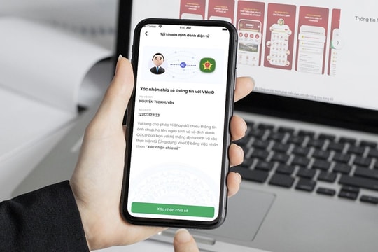 Dùng VNeID để đăng nhập ví điện tử