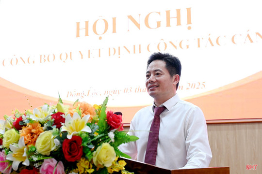 Đồng chí Dương Văn Tuấn giữ chức Bí thư Đảng ủy xã Đồng Lộc
