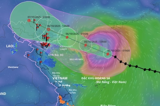 Bão Matmo mạnh cấp 13, hướng vào Quảng Ninh