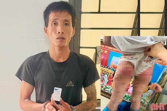 Khởi tố, tạm giam cha dượng bạo hành bé gái lớp 5 ở Hà Tĩnh