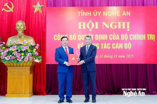 Điều động, chỉ định Chủ tịch UBND tỉnh Hưng Yên giữ chức Bí thư Tỉnh ủy Nghệ An