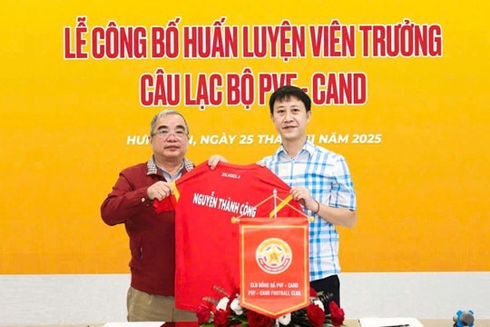 Chờ màn ra mắt của cựu HLV trưởng Hồng Lĩnh Hà Tĩnh tại PVF-CAND