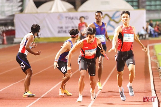 2 VĐV điền kinh Hà Tĩnh tiếp tục giành huy chương SEA Games 33