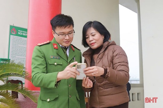 Tỷ lệ cấp phiếu lý lịch tư pháp trên VNeID của Hà Tĩnh vượt chỉ tiêu