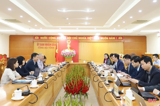 Xúc tiến chương trình hợp tác giữa chính quyền và doanh nghiệp Hà Tĩnh với đối tác châu Âu