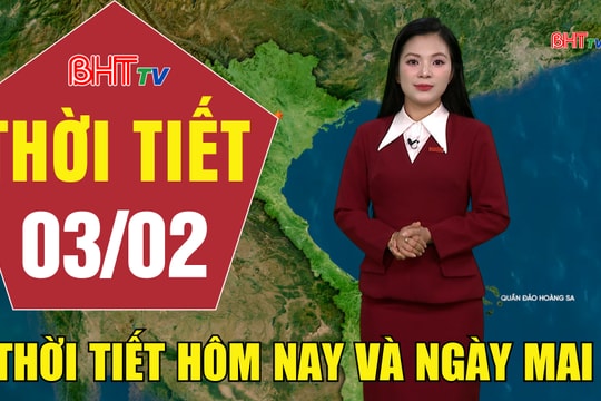 Dự báo thời tiết Hà Tĩnh đêm 2/1 ngày 3/2/2026