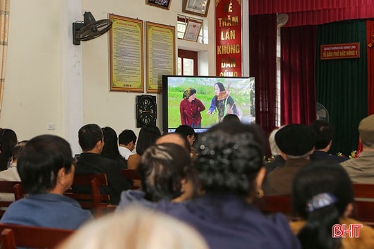 Sáng tạo trong tuyên truyền bầu cử ở Bắc Hồng Lĩnh