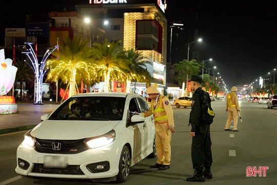 Lập 19 tổ công tác chốt chặn kiểm tra nồng độ cồn