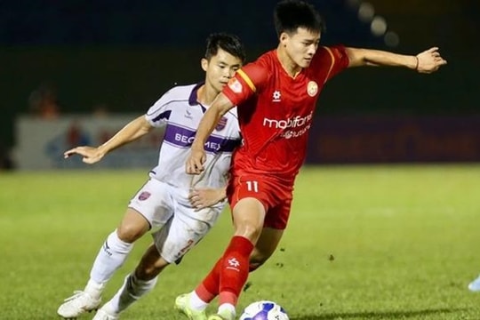 PVF-CAND lội ngược dòng 2-1 trước Becamex TP.HCM trong ngày Hồ Tấn Tài tỏa sáng