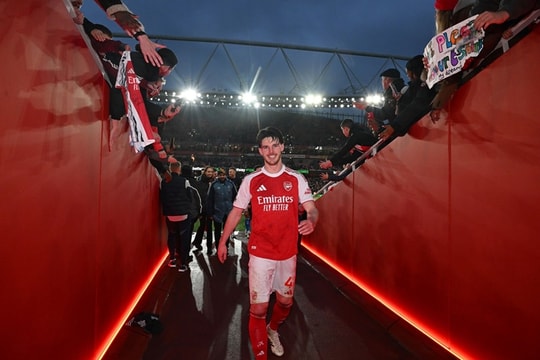 Declan Rice: “Kẻ hủy diệt” thầm lặng và vai trò thủ lĩnh thực sự tại Arsenal