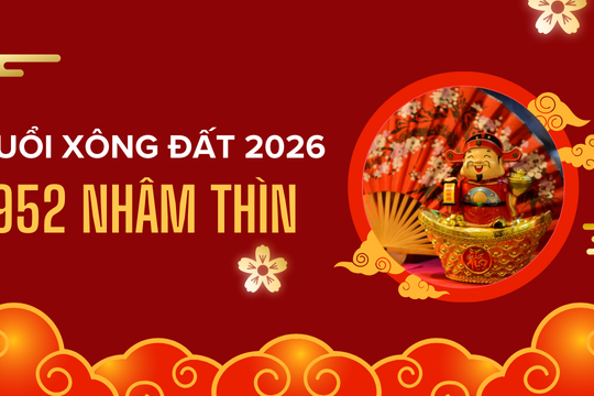 Top 10 tuổi xông đất năm 2026 cho gia chủ 1952 Nhâm Thìn