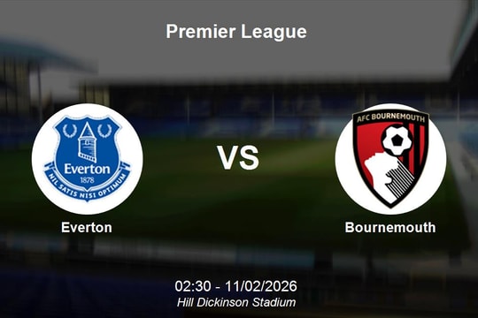 Nhận định Everton vs Bournemouth - Premier League: Thử thách tại Hill Dickinson Stadium