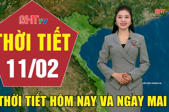 Dự báo thời tiết Hà Tĩnh đêm 10/2 ngày 11/2/2026