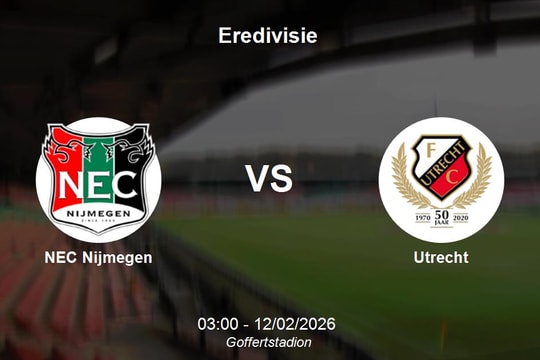 Nhận định NEC Nijmegen vs Utrecht - Eredivisie