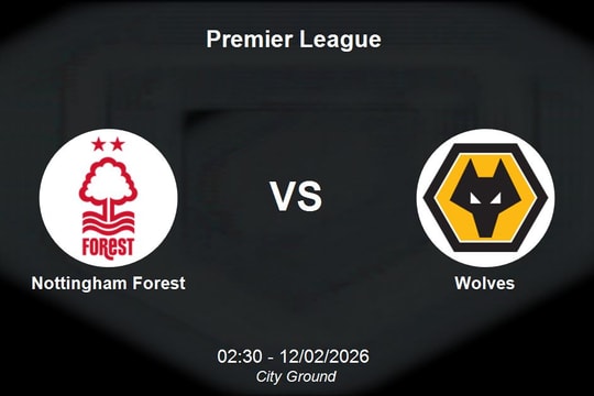 Nhận định Nottingham Forest vs Wolves - Premier League: Cơ hội bứt phá của chủ nhà