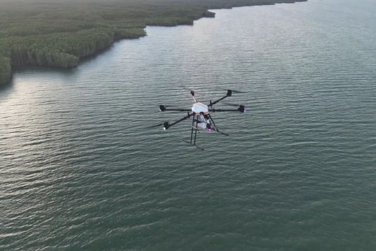 Việt Nam thử nghiệm giao hàng vượt biển bằng UAV: Cần Giờ sang Vũng Tàu chỉ mất 15 phút