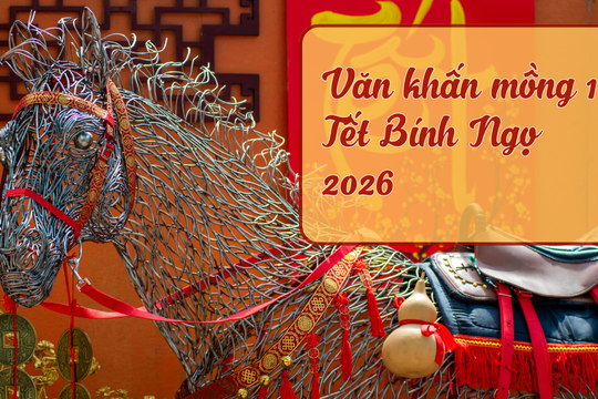 Văn khấn mồng 1 Tết Bính Ngọ 2026 theo Văn khấn cổ truyền Việt Nam