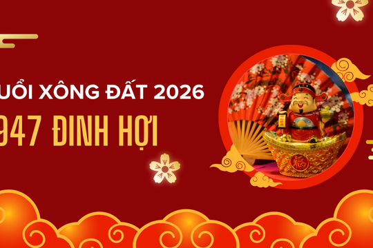 Top 10 tuổi xông nhà năm 2026 cho gia chủ 1947 Đinh Hợi