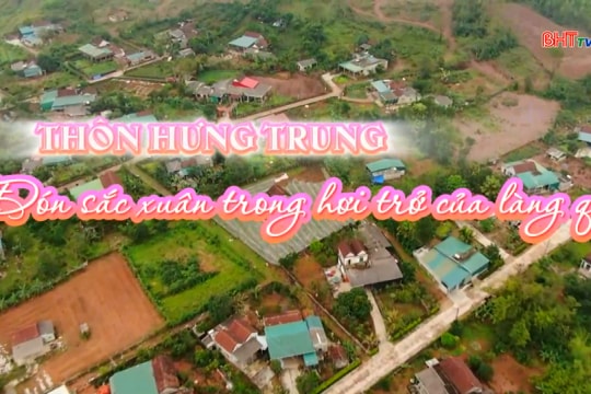 Thôn Hưng Trung – đón sắc xuân trong hơi trở của làng quê