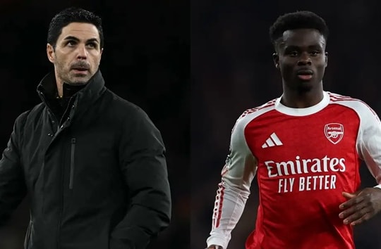 Bukayo Saka tỏa sáng trong vai trò số 10: Lời giải mới của Arteta cho Arsenal
