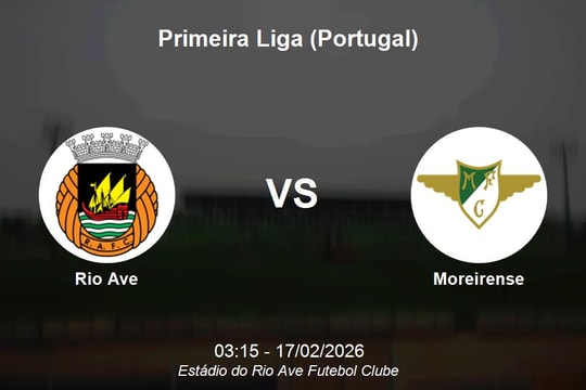 Nhận định Rio Ave vs Moreirense - Primeira Liga 03h15 ngày 17/2
