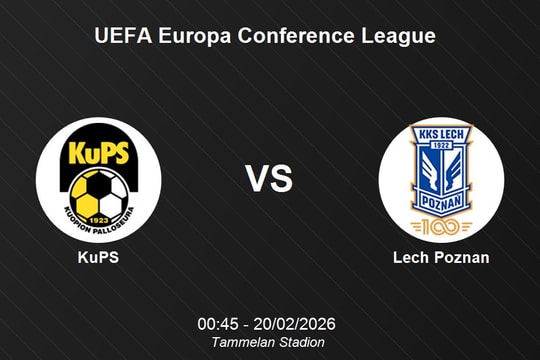 Nhận định KuPS vs Lech Poznan - UEFA Europa Conference League: Điểm tựa Tammelan Stadion