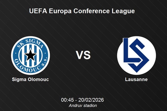 Nhận định Sigma Olomouc vs Lausanne - UEFA Europa Conference League