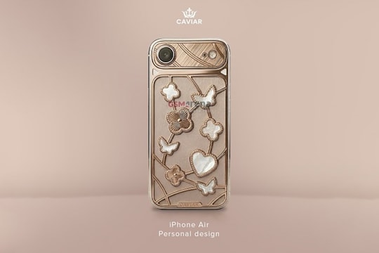 Caviar ra mắt iPhone Air phiên bản độc bản khảm vàng 24k và xà cừ giá hơn 291 triệu đồng
