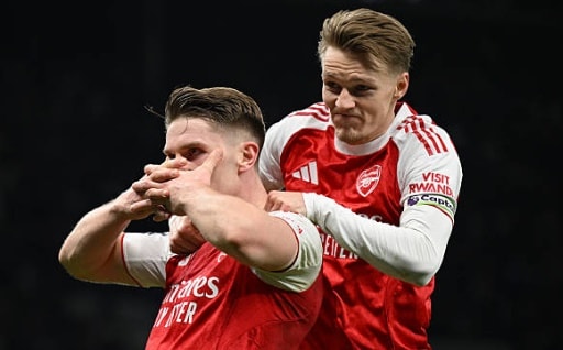 Arsenal vùi dập Tottenham 4-1: Eze và Gyokeres rực sáng trong trận Derby Bắc London