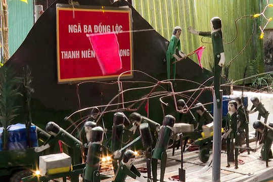 Cụ ông 83 tuổi sáng chế “guồng nước con rối” kể chuyện Ngã ba Đồng Lộc