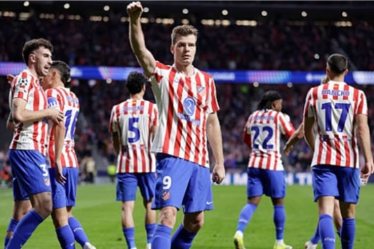 Atletico Madrid vào vòng 1/8 Champions League: Đêm diễn rực sáng của Alexander Sorloth