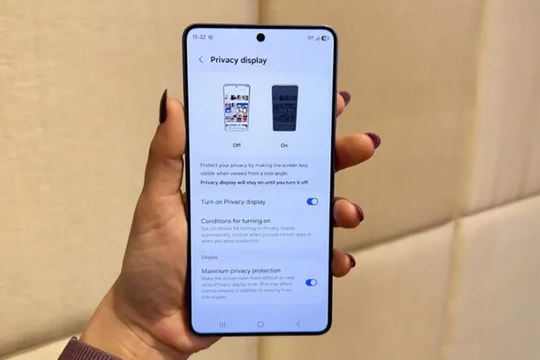 Công nghệ Privacy Display trên Galaxy S26 Ultra: Bước tiến mới trong bảo mật màn hình di động
