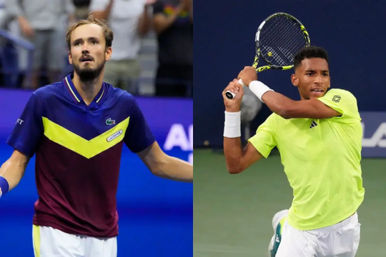 Bán kết ATP 500 Dubai 2026: Medvedev tái đấu Aliassime, Rublev quyết đấu Griekspoor