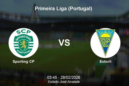 Nhận định Sporting CP vs Estoril - Primeira Liga
