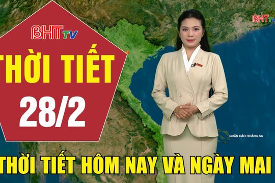 Dự báo thời tiết Hà Tĩnh đêm 27/2 ngày 28/2/2026