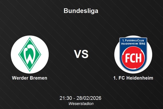 Nhận định Werder Bremen vs 1. FC Heidenheim - Bundesliga: Cuộc chiến sinh tử tại Weserstadion