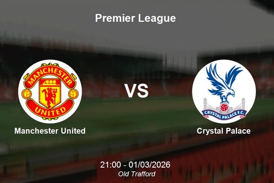 Nhận định Manchester United vs Crystal Palace - Premier League