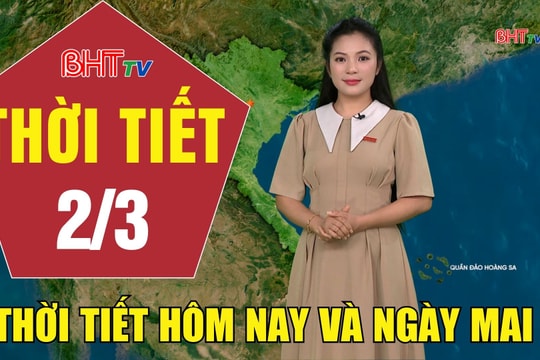 Dự báo thời tiết Hà Tĩnh đêm 1/3 ngày 2/3/2026