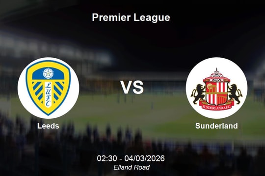 Nhận định Leeds vs Sunderland - Premier League: Cơ hội bứt phá tại Elland Road