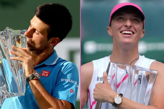 Djokovic và Swiatek trước cơ hội thiết lập kỷ lục vĩnh cửu tại Indian Wells 2026