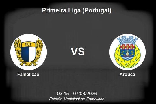 Nhận định Famalicao vs Arouca - Giải VĐQG Bồ Đào Nha
