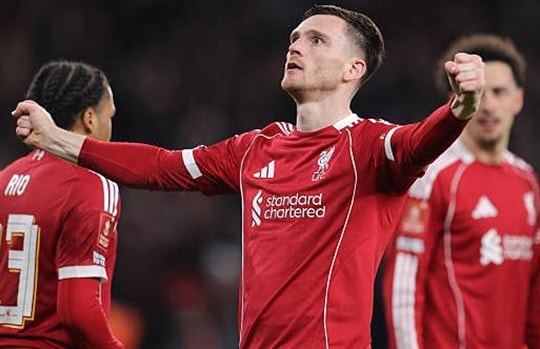 Robertson rực sáng, Liverpool đánh bại Wolves 3-1 để tiến vào tứ kết FA Cup
