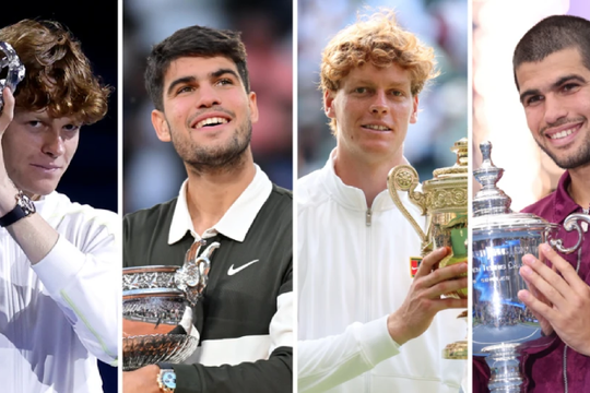 Thống trị tuyệt đối ATP: Alcaraz và Sinner khẳng định kỷ nguyên Big Two mới tại Australian Open 2026