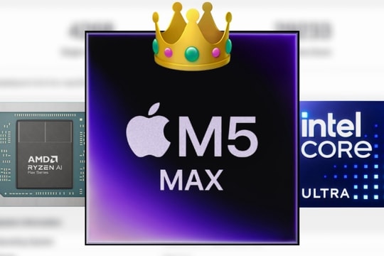 Apple M5 Max rò rỉ hiệu năng cực khủng: Vượt qua cả Threadripper 64 nhân và CPU máy bàn