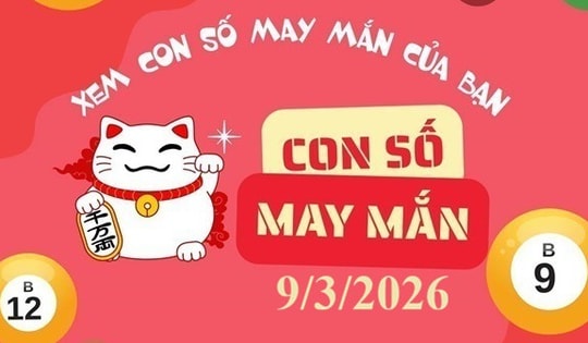 Con số may mắn hôm nay 9/3/2026: Gợi ý cát lành cho 12 con giáp và cung hoàng đạo